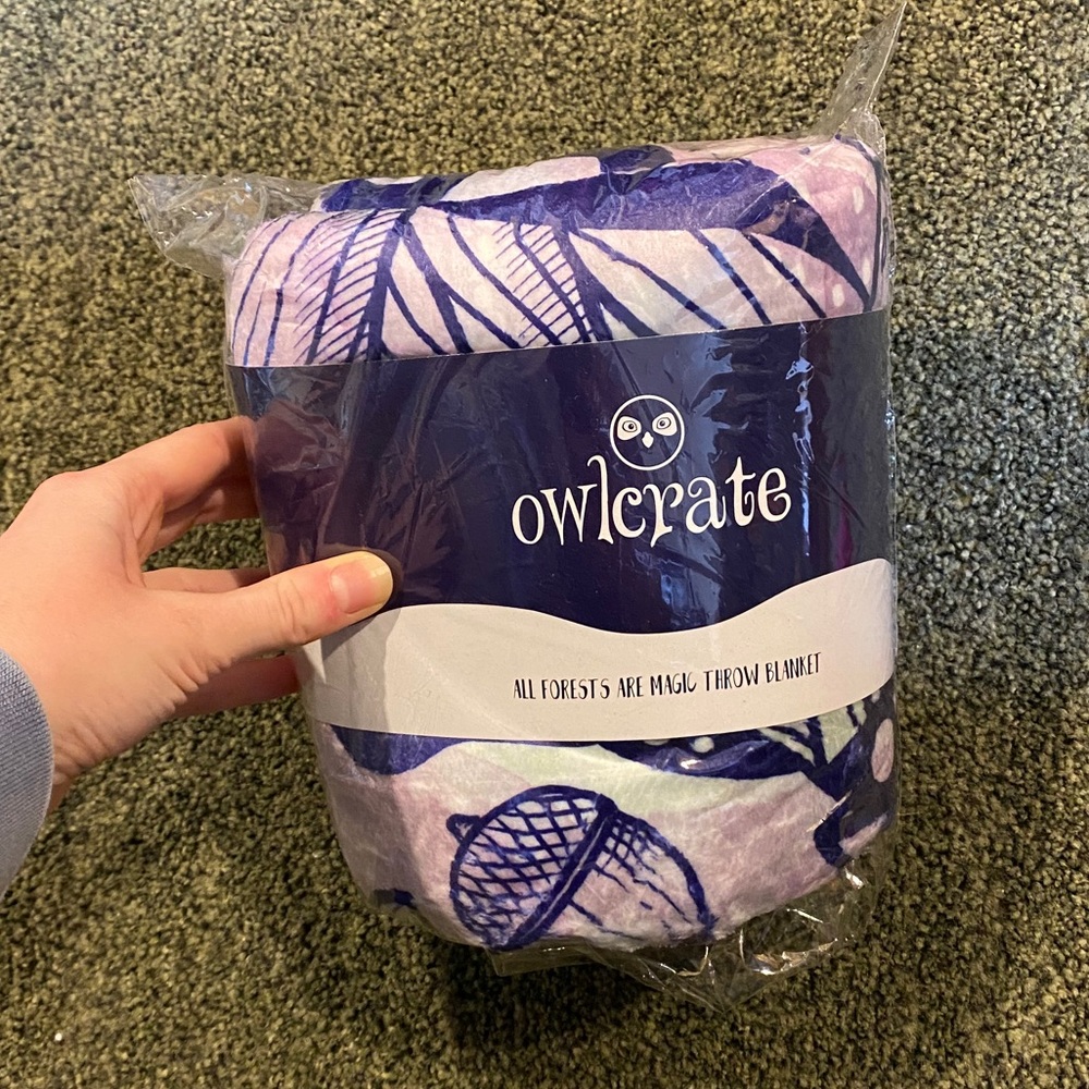 Owlcrate Throw Blanket
